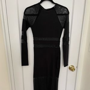 Sheer block maxi bodycon dress from NastyGal